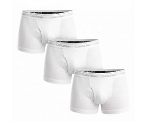 Calvin Klein Pack 3 Bóxers Cortos Hombre Cotton Classics NB4002A | Ropa interior masculina, bóxers algodón 100%, diseño de tiro medio, abertura funcional, pernera corta