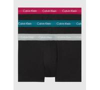 Calvin Klein Pack de 3 bóxer de tiro bajo - Cotton Stretch. Negro anticuario M