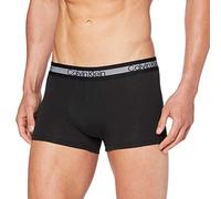 Calvin Klein Pack de 3 Calzoncillos Bóxer para Hombre Algodón Elástico, Negro (Black), XL
