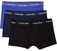 Calvin Klein Low Rise Trunk 3pk 0000u2664g Bóxer, Multicolor (Black/Blueshadow/Cobaltwater Dtm Wb), XS Hombre
