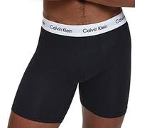 Calvin Klein Pack de 3 Calzoncillos Bóxer para Hombre Tejido Elástico, Multicolor (Black/White/Grey Heather), M
