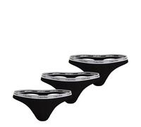 Calvin Klein Jeans Strings THONG 3PK X3 in Negro EU XL