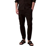 Calvin Klein Pantalón Cargo Hombre Elastic Ripstop Skinny Fit, Negro (Black), XL