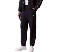 Calvin Klein Pantalón de chándal Hombre Terry Monogram con Bolsillo Trasero, Azul (Dark Sapphire), XL