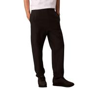 Calvin Klein Pantalón de chándal Hombre Terry Monogram con Cintura Ajustable, Negro (Black), L