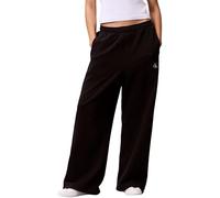 Calvin Klein Pantalón de chándal Mujer French Terry Badge Logo de algodón, Negro (Black), XL