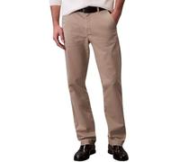 Calvin Klein Pantalones Chino Hombre Cotton Signature Slim Fit, Beige (Vintage Khaki), 32W/36L