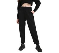 Calvin Klein Pantalones de chándal Mujer Raised Embroidery CK Jog Pant Regular Fit, Negro (CK Black), XL