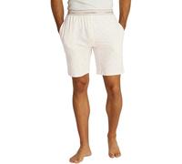 Calvin Klein Pantalones de Pijama Hombre Sleep Short Corto, Beige (Diamond Logo_Oatmeal Heather), XL