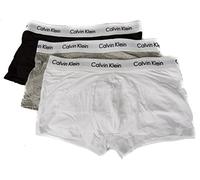 Calvin Klein Paquete de 3 Boxeador Hombre tripack Boxer CK artículo U2664G Low Rise Trunk, 998 Nero/Bianco/Grigio - Black/White/Grey, L