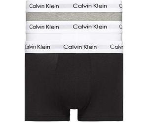 Calvin Klein Paquete de 3 Boxeador Hombre tripack Boxer CK artículo U2664G Low Rise Trunk, 998 Nero/Bianco/Grigio - Black/White/Grey, L