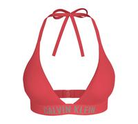 Calvin Klein Camiseta de natación Halter Triangular LV00Q61222 para Mujer, Rosa (Rosa Perforado), S