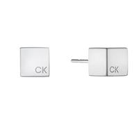 Calvin Klein Pendientes de tuerca para mujer, colección GEOMETRIC
