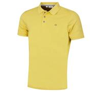Calvin Klein Polo de Golf con Cuello Acanalado de Campus - Limón - XXXXXL