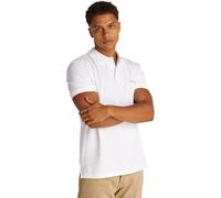 Calvin Klein Polo de Manga Corta Hombre Monologo Regular Fit, Blanco (Bright White), S