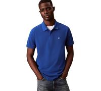 Calvin Klein Polo SS Monogram de piqué LV040EM269 S/S para Hombre, Color Azul (Chase Blue), XS, Azul (Chase Blue), XS