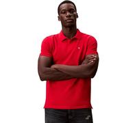Calvin Klein Polo SS Monogram de piqué LV040EM269 S/S para Hombre, Color Rojo (Adrenaline Rush), XXL_Plus, Rojo (Adrenaline Rush), XXL Grande