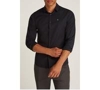 Calvin Klein Poplin Stretch Slim Ck Black Talla: S | Camisas Casuales Outlet | Hombre | Negro