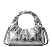 Calvin Klein Puffy Mini Bag - Bolso bandolera 26 cm (silver metallic)
