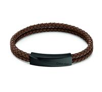 Calvin Klein Pulsera de piel para Hombre Colección WRAPPED & BRAIDED Marrón - 35000100