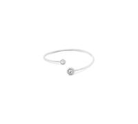 Calvin Klein Pulsera solitaria para mujer, acero inoxidable, elegante diseño curvo, moda contemporánea para el uso diario, regalo para ella, Estándar, Acero inoxidable, No es una piedra preciosa
