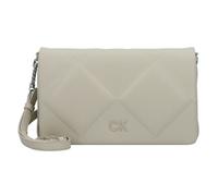 Calvin Klein Quilt Bolsa de hombro 27.5 cm beige