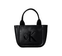 Calvin Klein Raised Ck Small Tote With StrapTG. One Size UB1 - Black One Size
