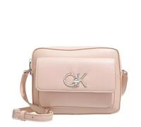 Calvin Klein RE-Lock Camera Bag with Flap K60K609114, Bolsos Cruzados para Mujer, Rosa (Spring Rose), OS
