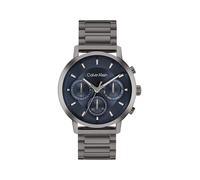Calvin Klein Reloj Analógico de Cuarzo Multifunción para Hombre Colección Gauge con Correa de Acero Inoxidable Negra - 25200495