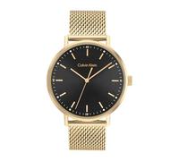 Calvin Klein Reloj Analógico de Cuarzo para Hombre Colección Modern Mesh con Pulsera de Cuero o Acero Inoxidable en Enlace o Malla