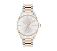 Calvin Klein Reloj Analógico de Cuarzo para Hombre y Mujer Colección Iconic con Pulsera de Acero Inoxidable