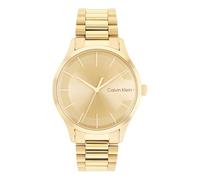 Calvin Klein Reloj Analógico de Cuarzo para Hombre y Mujer Colección Iconic Bracelet - 35MM con Correa de Acero Inoxidable de Color Dorado - 25200043
