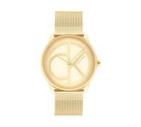 Calvin Klein Reloj Analógico de Cuarzo para Hombre y Mujer Colección Iconic Disponible con Pulsera de Acero Inoxidable en Enlace o en Malla