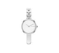 Calvin Klein Reloj Analógico de Cuarzo para Mujer Colección Bangled con Correa de Acero Inoxidable Plateada - 25200278
