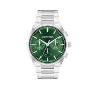Calvin Klein Reloj Analógico Multifunción de Cuarzo para Hombre Colección DISTINGUISH con Pulsera de Acero Inoxidable