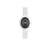 Calvin Klein Reloj Analógico Twisted Bezel para Mujer con Brazalete de Acero Inoxidable - 25100151