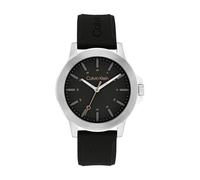 Calvin Klein Reloj con Movimiento de Cuarzo de Tres Manecillas para Hombre Colección CK Reset con Correa de Silicona Negra, 25200471, Negro