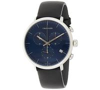 Calvin Klein Reloj Cronógrafo para Unisex Adultos de Cuarzo con Correa en Cuero K8M271CN