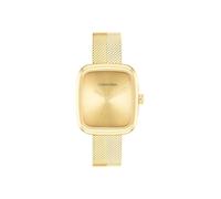 Calvin Klein Reloj De Movimiento De Cuarzo De Dos Manecillas para Mujer Colección CK Adore con Correa de Malla de Acero Inoxidable de Color Dorado, 25100099, Oro