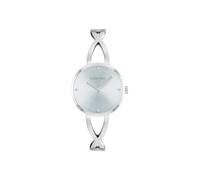 Calvin Klein Reloj De Movimiento De Cuarzo De Dos Manecillas para Mujer Colección Sculpted Embrace con Pulsera Rígida de Acero Inoxidable Plateada - 25100058