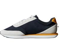 Calvin Klein Retro Runner ESS Mix Mat Ym0ym01361Low Top para Hombre, Azul Vaporous White Casual Blue Cooling, 44 EU