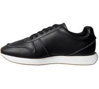 Calvin Klein Retro Runner Yw0yw02025 - Tenis Bajos con Cordones para Mujer, Negro Negro Vaporous White Gum, 39 EU