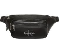 Calvin Klein Riñonera con logotipo atrevido LV04D3419G para hombre, color negro, talla única