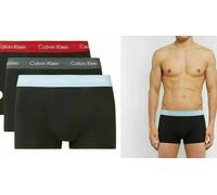 Calvin Klein Ropa Interior 3 Paquete Stretch Algodón Three Boxer Calzoncillos S