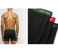 Calvin Klein Ropa Interior 3 Paquete Stretch Algodón Three Boxer Calzoncillos, S