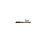 Calvin Klein Round Flat Sandal Leather Desert Taupe Talla: 40 | Chancletas Outlet | Mujer | Negro