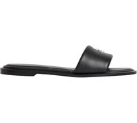 Calvin Klein Round Flat SNDL LTH Bar HW 2 Hw0hw02925, Sandalias Planas Mujer, Black (Triple Black), 40 EU