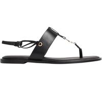 Calvin Klein Round Flat Sndl Thong Lth Hdw Hw0hw02926 Sandalias planasMujer