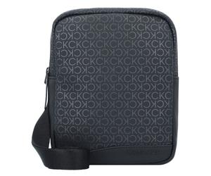 Calvin Klein Rubberized Conv Bolsa de hombro 18 cm negro