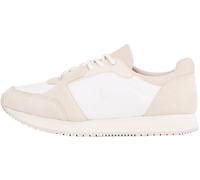 Calvin Klein Runner Laceup Low MG Media YW0YW01644, Zapatillas Deportivas Mujer, White (Creamy White/Whisper Pink), 36 EU
